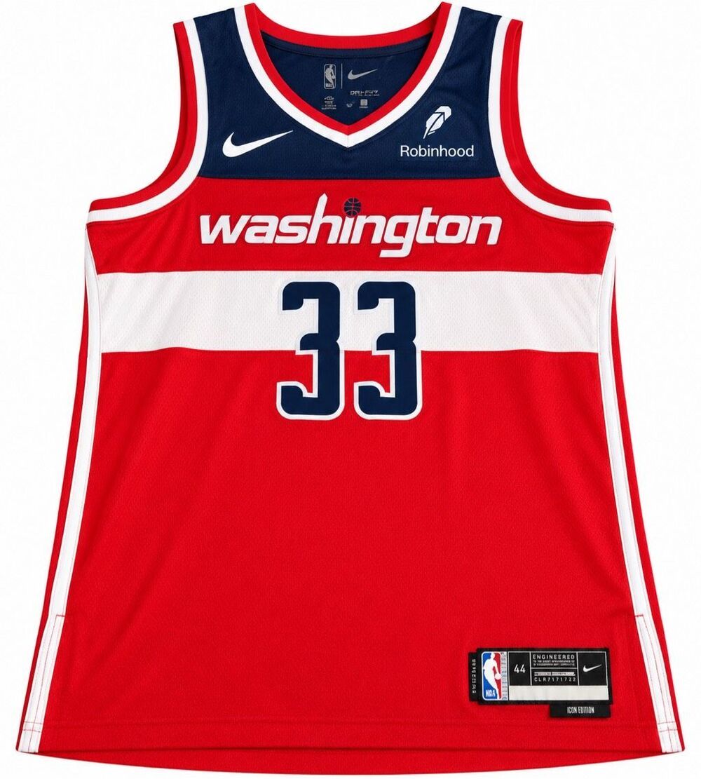 Nike Washington Wizards Kyle Kuzma #33 Swingman Jersey Size 44 Large